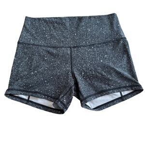 Lululemon Align Short 4" Luminesce Splatter Ice Grey Black 10 W7ARXS